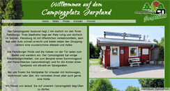 Desktop Screenshot of campingplatz-jarplund.de